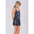 "Purple Dots" Mini Dress - Bae Apparel