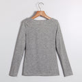 Bandage Style Pullover Women's Sweatshirt - Bae Apparel
