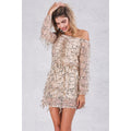 "Pearl Mermaid" Strapless Dress - Bae Apparel