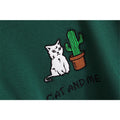 "Cat And Me" Women's Shirt - Bae Apparel