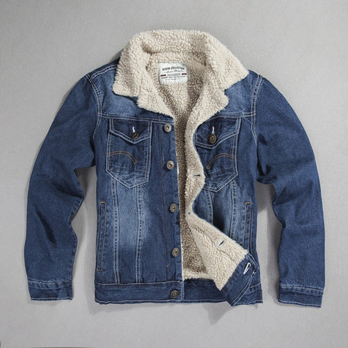 "The Denim Wool" Men's Jacket - Bae Apparel