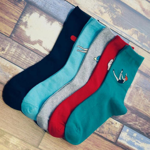 "The Cartoon" Women's Socks - Bae Apparel