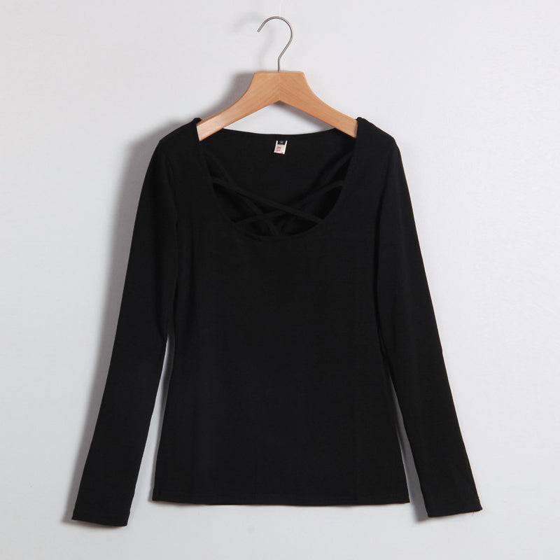 Bandage Style Pullover Women's Sweatshirt - Bae Apparel