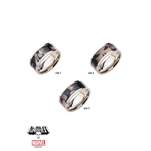 The Marvel Punisher Ring - Chrome - Bae Apparel