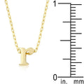 Initial R Gold Pendant - Bae Apparel