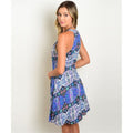 Women's Dress Casual Sleeveless Printed Summer Dress - Bae Apparel