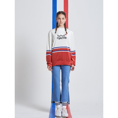 [AROUND80] PARIS CIRCUS SWEAT SHIRTS VELVET - Bae Apparel