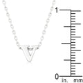 Initial V Silver Pendant - Bae Apparel