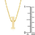 Initial L Gold Pendant - Bae Apparel