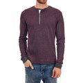 Kyle Striped Thermal Henley - Bae Apparel