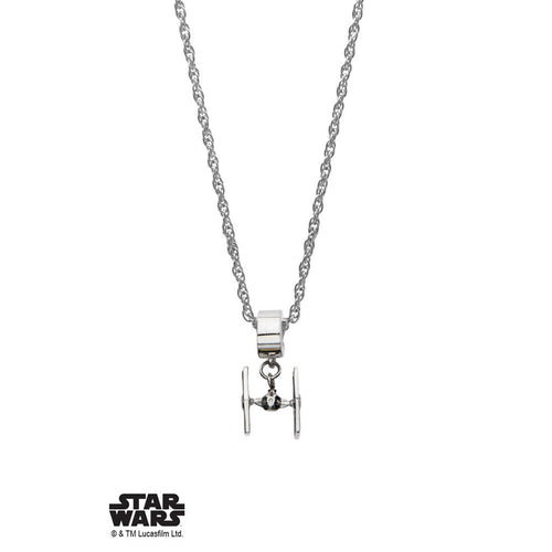 Star Wars Tie Fighter V2 Necklace - Chrome - Bae Apparel