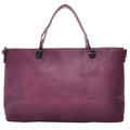 Mechaly Women's Skully Plum Wine Vegan Leather Skull Handbag - Bae Apparel
