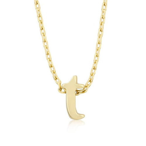 Initial T Gold Pendant - Bae Apparel