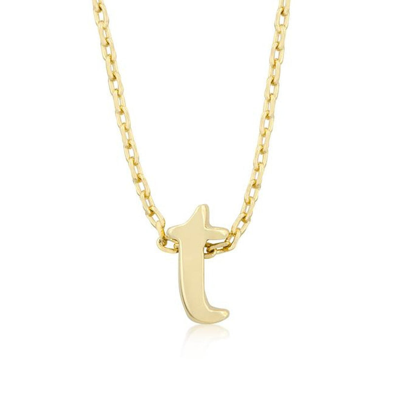 Initial T Gold Pendant - Bae Apparel