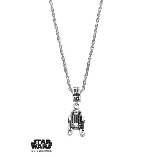 Star Wars R2D2 V2 Necklace - Chrome - Bae Apparel