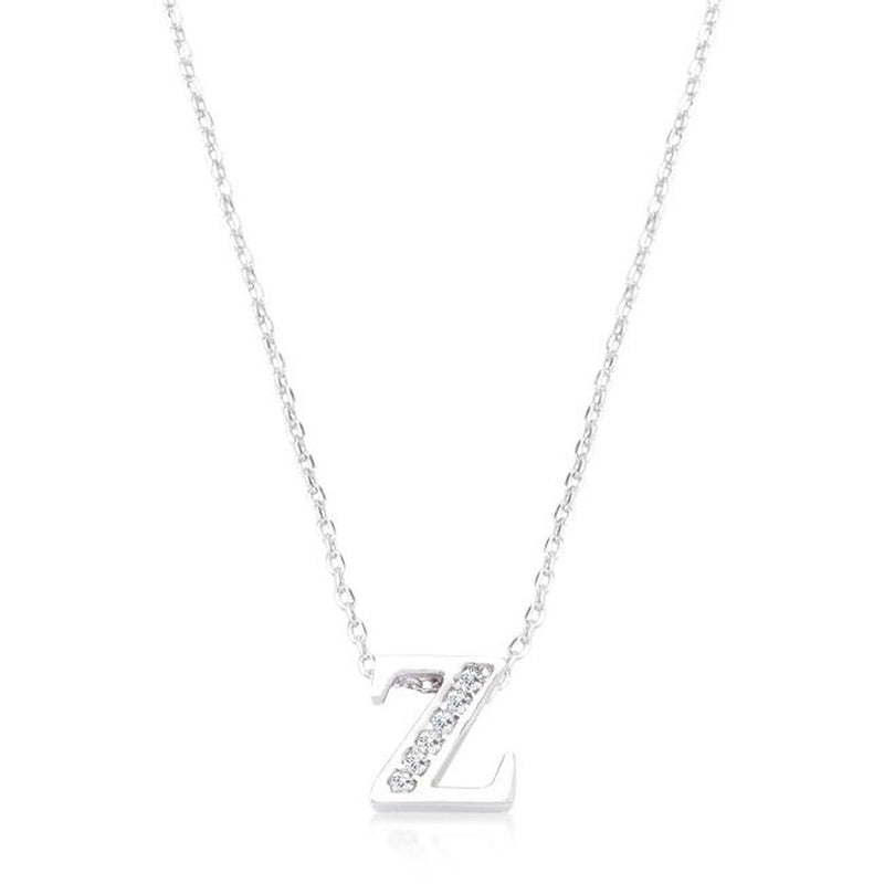Initial Z Crystal Pendant - Bae Apparel