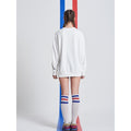 [AROUND80] TAXI PARISIEN SWEAT SHRTS WHITE - Bae Apparel