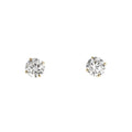 9ct Gold White CZ Studs - Bae Apparel