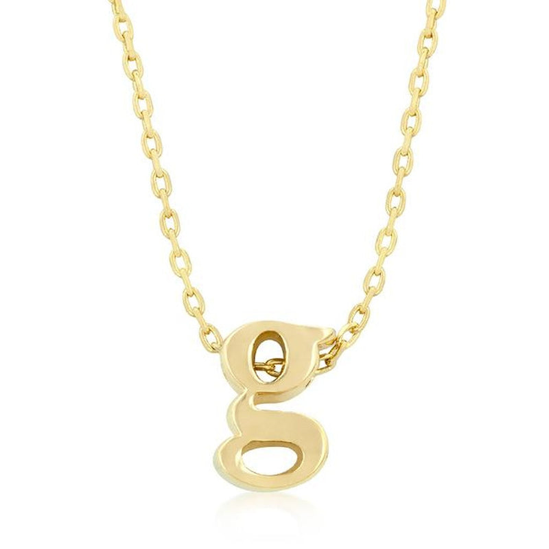 Initial G Gold Pendant - Bae Apparel