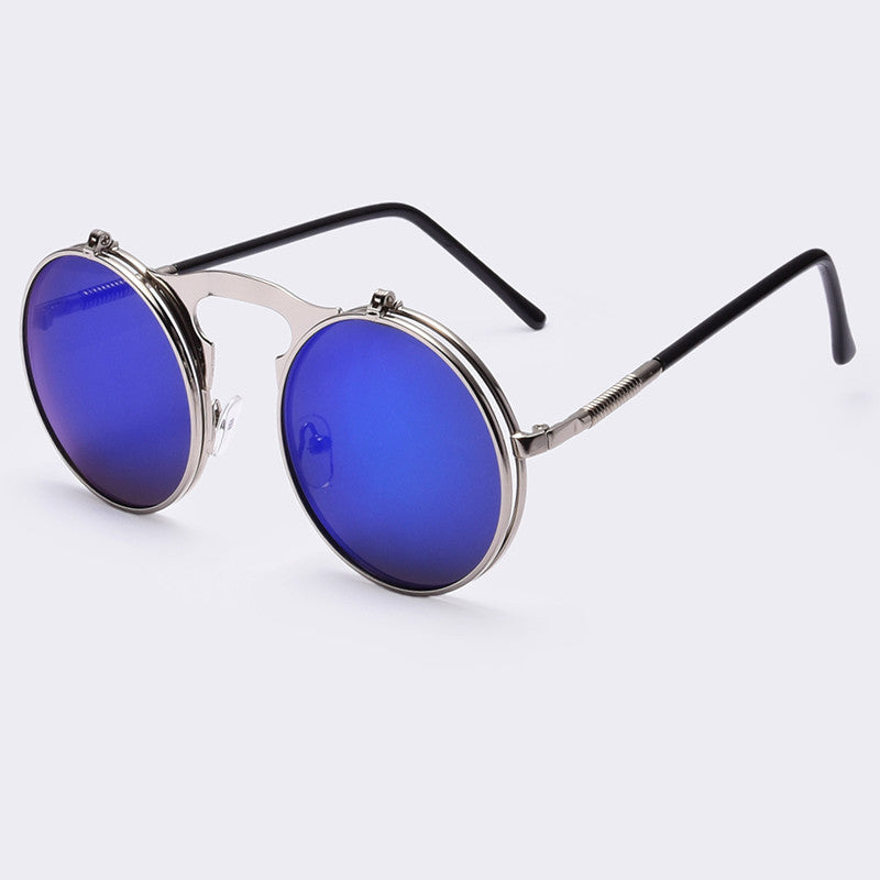 AOFLY Black On Black Retro Flip Sunglasses - Bae Apparel