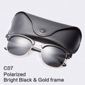 AOFLY Black Frame Men's Clubmaster Sunglasses - Bae Apparel