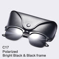AOFLY Black Frame Men's Clubmaster Sunglasses - Bae Apparel