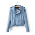Leather Motorcycle Women's Jacket - Bae Apparel