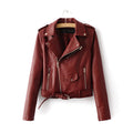 Leather Motorcycle Women's Jacket - Bae Apparel