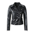 "The Motorcylce" Women's Leather Jacket - Bae Apparel