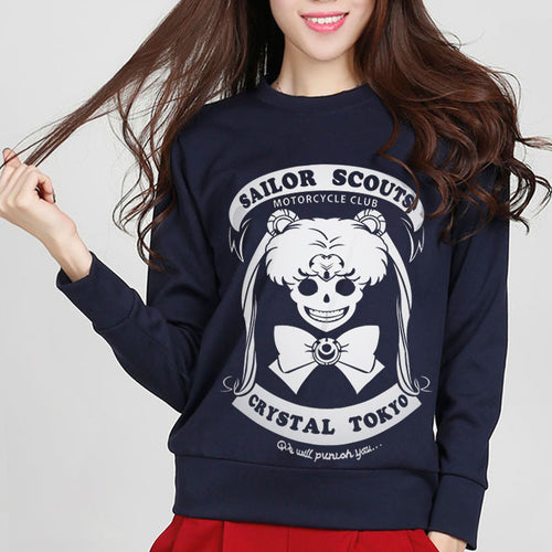 "Sailor Moon Scouts" Women's Sweatshirt - Bae Apparel