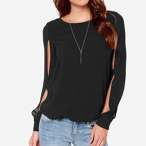 Women's Chiffon Blouse - Bae Apparel