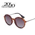 20/20 Matte Round Leopard Women's Sunglasses - Bae Apparel