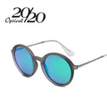 20/20 Matte Round Leopard Women's Sunglasses - Bae Apparel