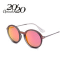 20/20 Matte Round Leopard Women's Sunglasses - Bae Apparel