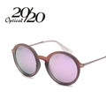 20/20 Matte Round Leopard Women's Sunglasses - Bae Apparel