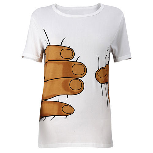 "Creepy Hands' Women's Shirt - Bae Apparel