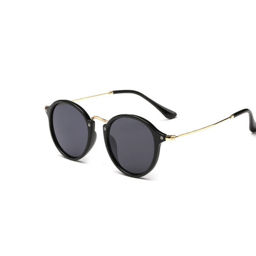Frosted White and Gold Women's Sunglasses - Bae Apparel