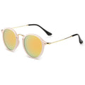 Frosted White and Gold Women's Sunglasses - Bae Apparel