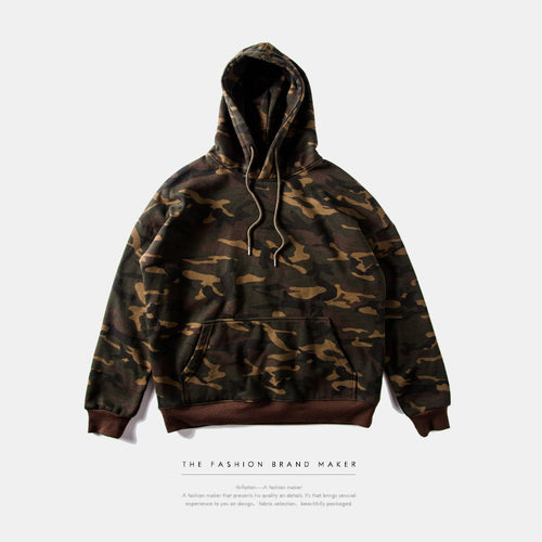 "The Camo" Men's Sweatshirt Hoodie - Bae Apparel