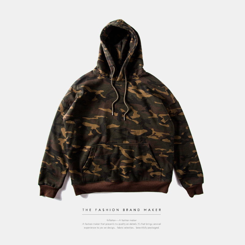 "The Camo" Men's Sweatshirt Hoodie - Bae Apparel