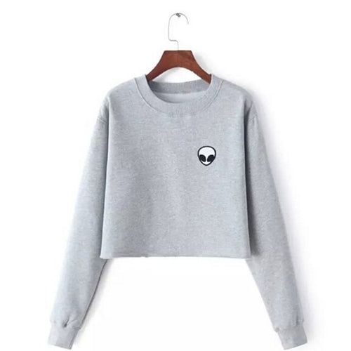 "Be Da Alien" Women's Sweatshirt - Bae Apparel
