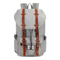 "The Outdoor" Leather Canvas Backpack - Bae Apparel