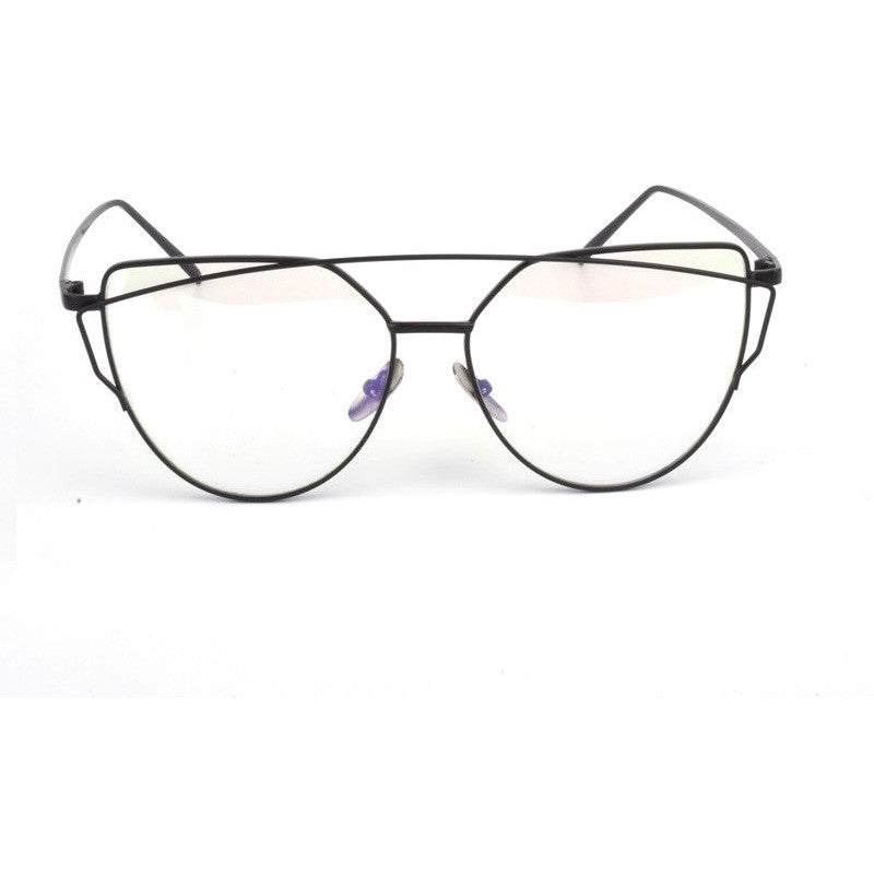 Mirrored Cat Eyed Women's Sunglasses - Bae Apparel