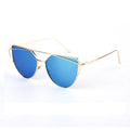 Mirrored Cat Eyed Women's Sunglasses - Bae Apparel