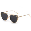 Mirrored Cat Eyed Women's Sunglasses - Bae Apparel