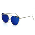 Mirrored Cat Eyed Women's Sunglasses - Bae Apparel