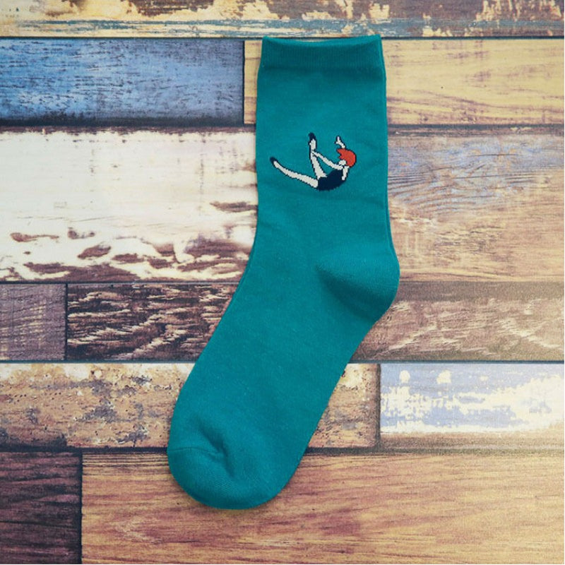 "The Cartoon" Women's Socks - Bae Apparel