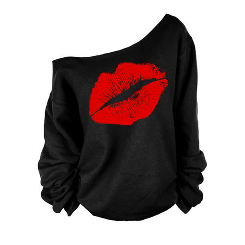 "Kiss Me" Women's Sweatshirt - Bae Apparel
