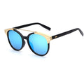 Rose Gold Crossbar Woomen's Sunglasses - Bae Apparel