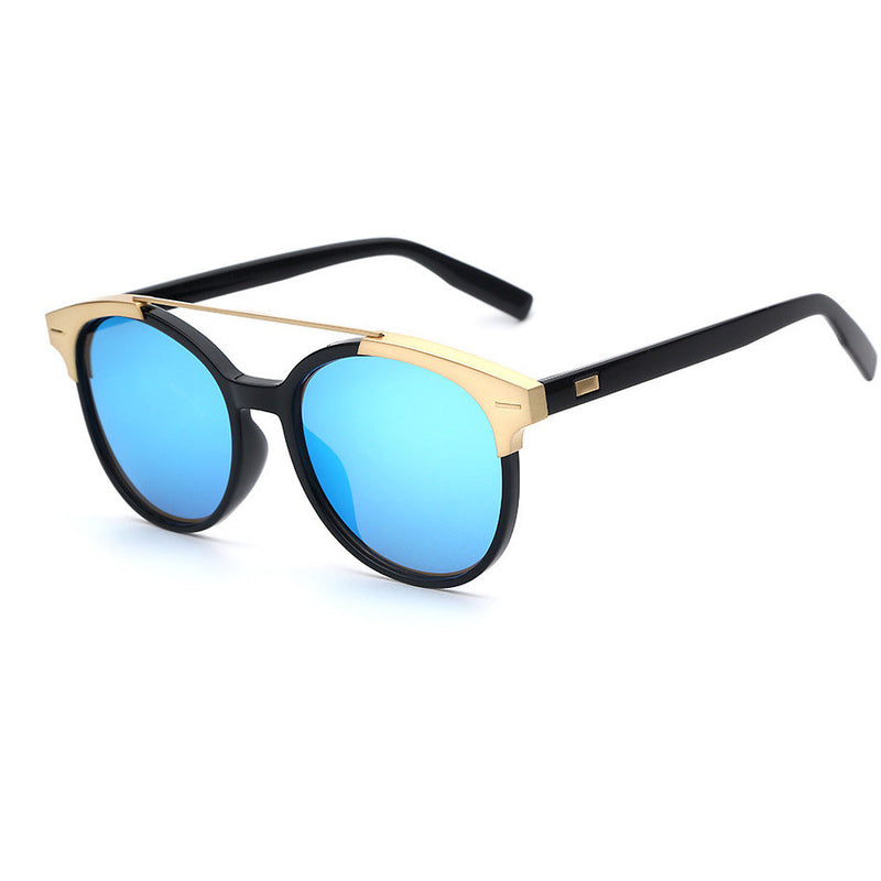 Rose Gold Crossbar Woomen's Sunglasses - Bae Apparel